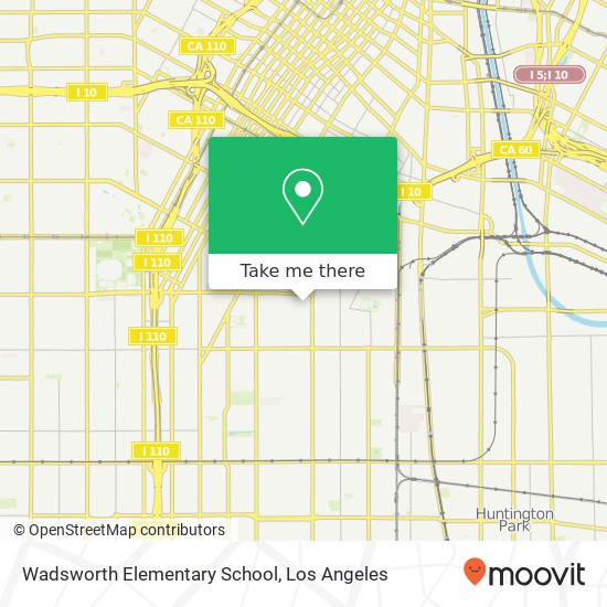 Mapa de Wadsworth Elementary School