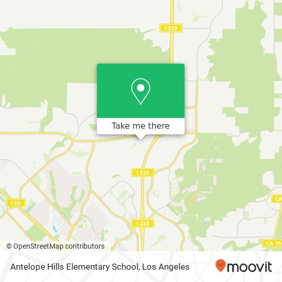 Mapa de Antelope Hills Elementary School