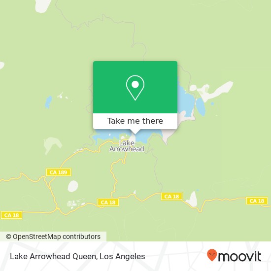 Lake Arrowhead Queen map
