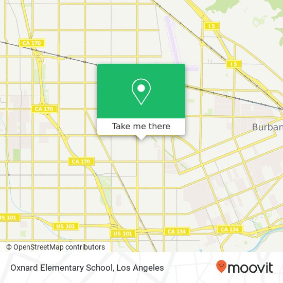 Mapa de Oxnard Elementary School