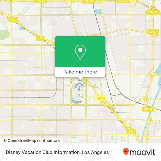 Disney Vacation Club Information map