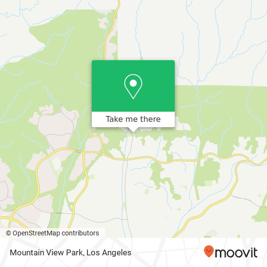 Mountain View Park map