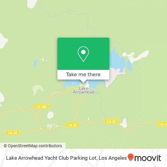 Lake Arrowhead Yacht Club Parking Lot map