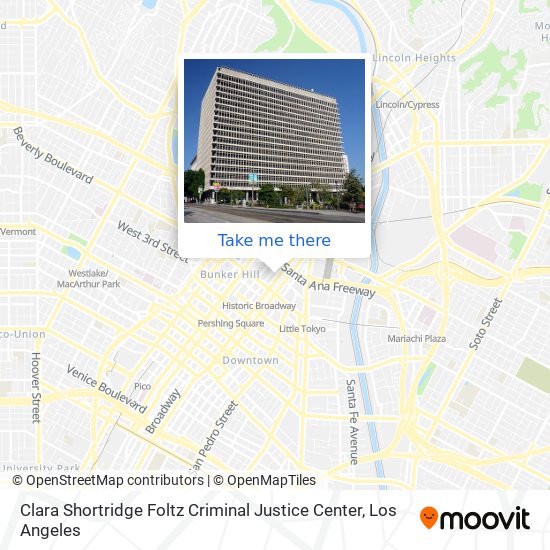 Clara Shortridge Foltz Criminal Justice Center map