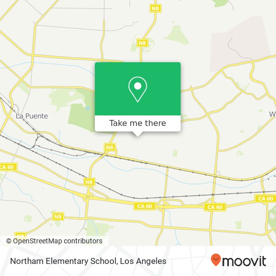 Northam Elementary School map