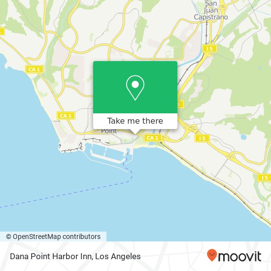 Mapa de Dana Point Harbor Inn