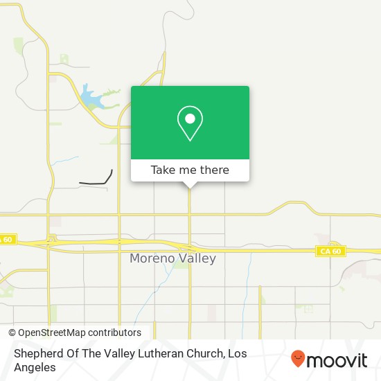Shepherd Of The Valley Lutheran Church map