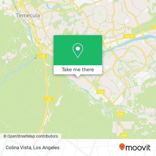 Colina Vista map