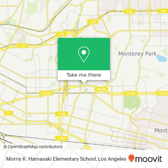 Mapa de Morris K. Hamasaki Elementary School