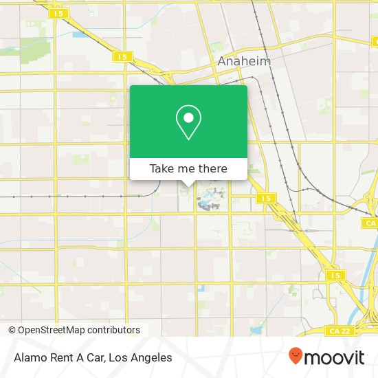 Alamo Rent A Car map