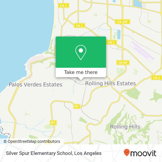 Mapa de Silver Spur Elementary School