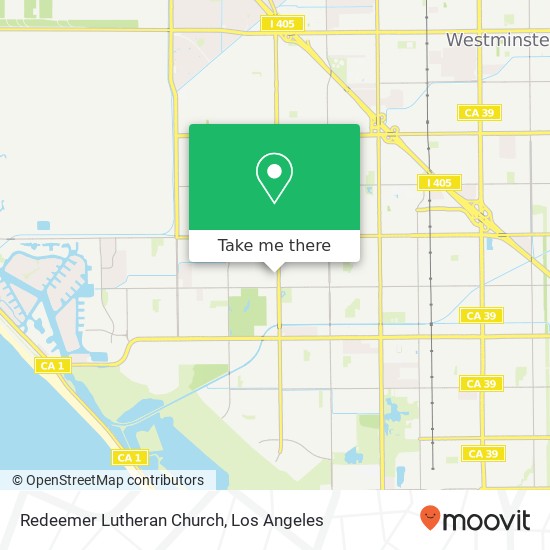 Redeemer Lutheran Church map