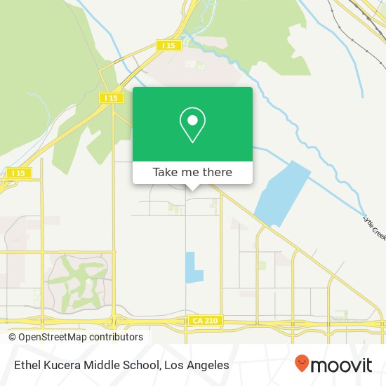 Ethel Kucera Middle School map