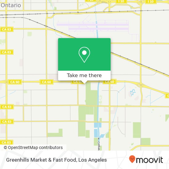 Mapa de Greenhills Market & Fast Food