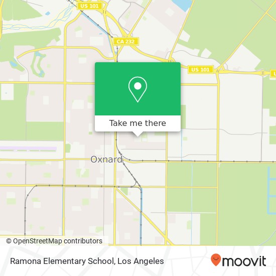 Mapa de Ramona Elementary School