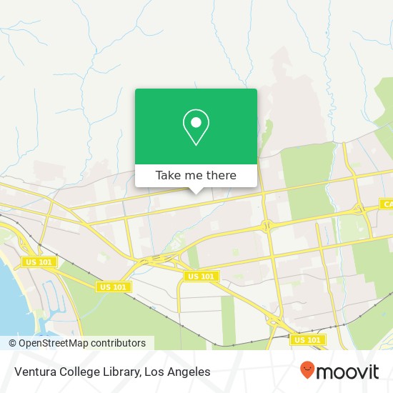 Ventura College Library map