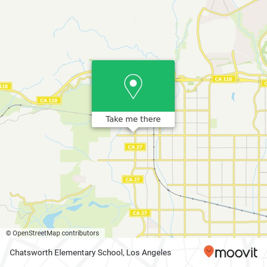 Mapa de Chatsworth Elementary School