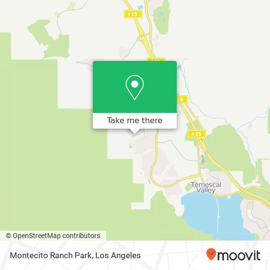 Montecito Ranch Park map