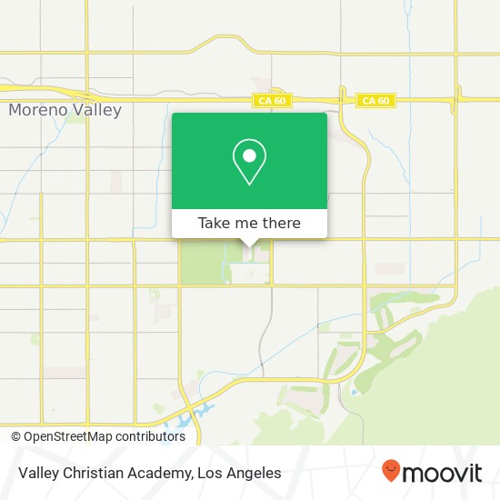 Valley Christian Academy map