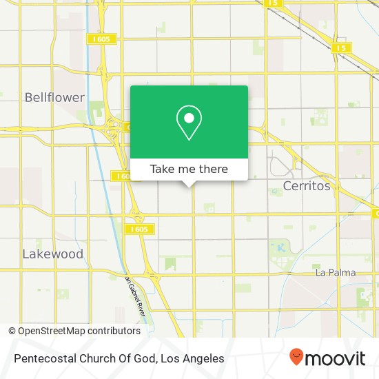 Pentecostal Church Of God map