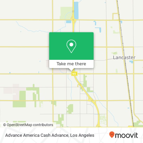 Advance America Cash Advance map