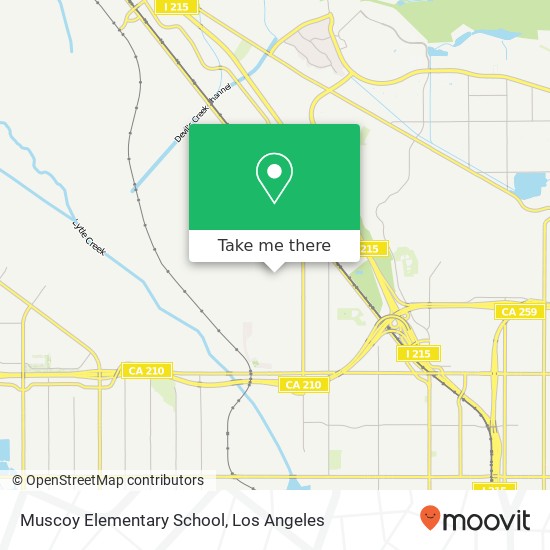 Muscoy Elementary School map