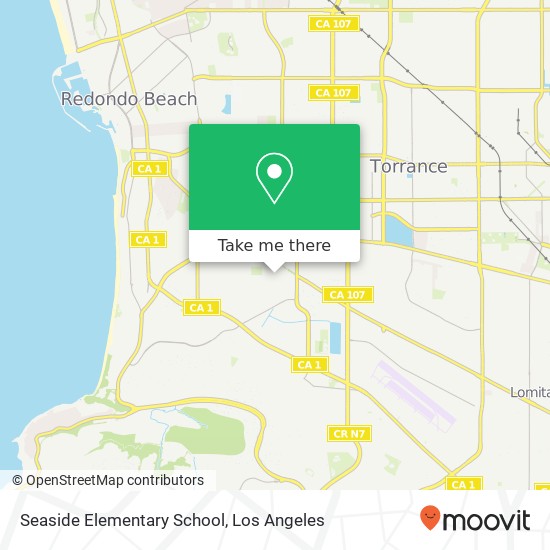 Seaside Elementary School map