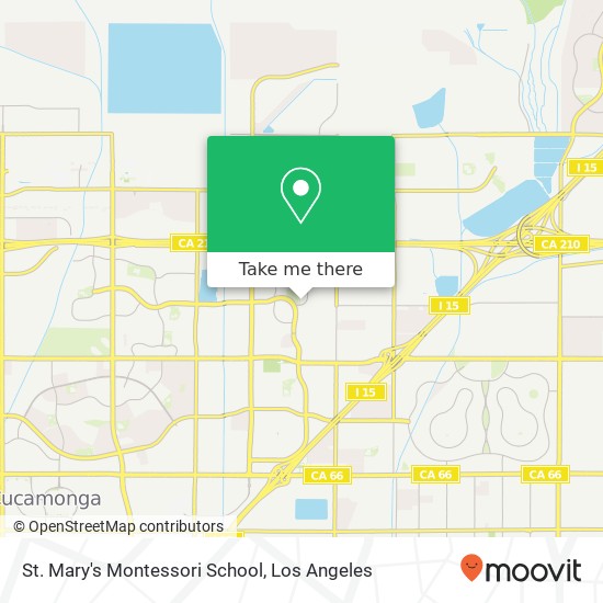 St. Mary's Montessori School map