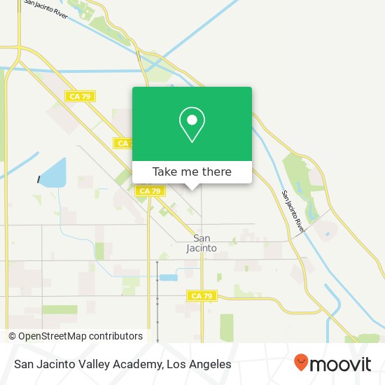 Mapa de San Jacinto Valley Academy