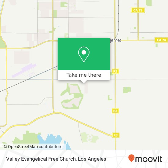 Mapa de Valley Evangelical Free Church