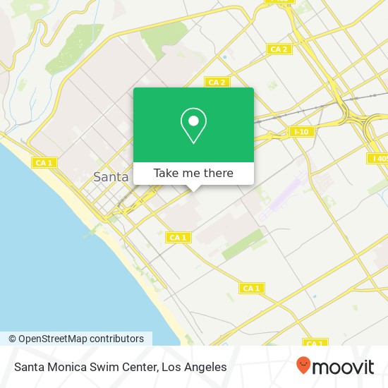Santa Monica Swim Center map