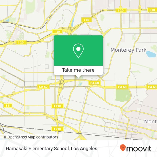 Hamasaki Elementary School map