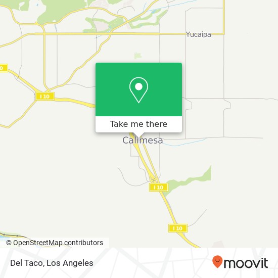 Del Taco map