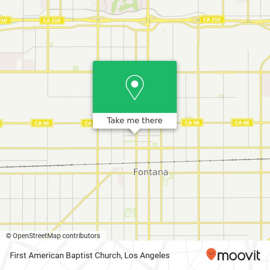 First American Baptist Church map