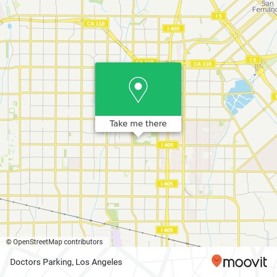 Doctors Parking map