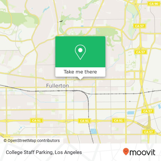 College Staff Parking map