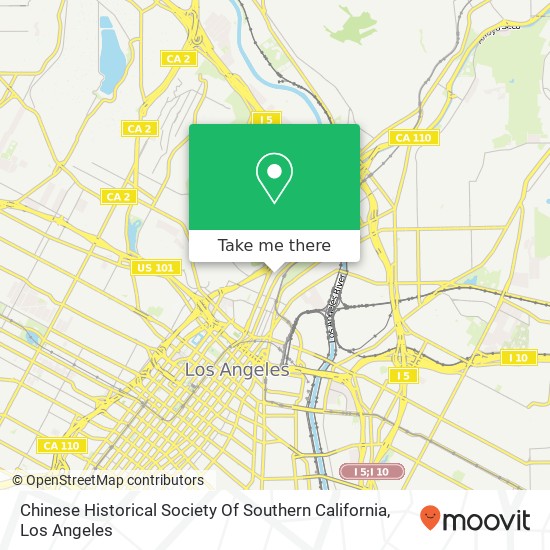 Mapa de Chinese Historical Society Of Southern California