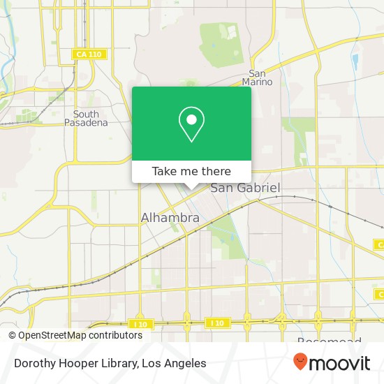 Mapa de Dorothy Hooper Library