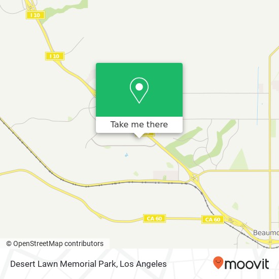 Desert Lawn Memorial Park map