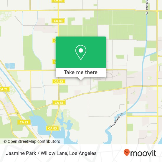 Mapa de Jasmine Park / Willow Lane