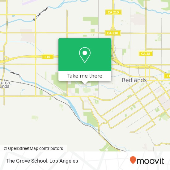 Mapa de The Grove School