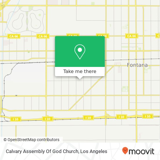 Calvary Assembly Of God Church map