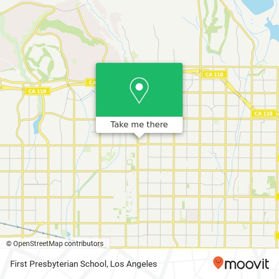 First Presbyterian School map