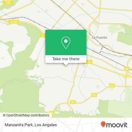 Mapa de Manzanita Park