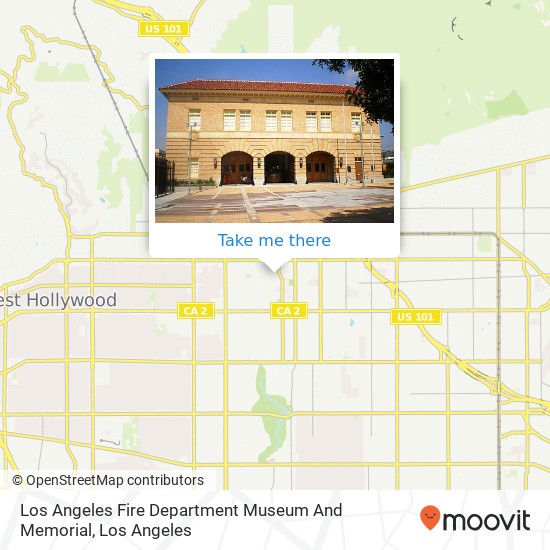 Los Angeles Fire Department Museum And Memorial map