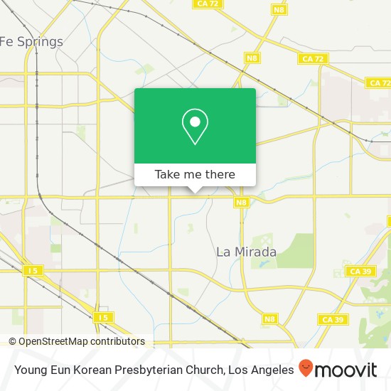 Mapa de Young Eun Korean Presbyterian Church