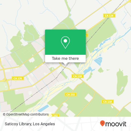 Saticoy Library map