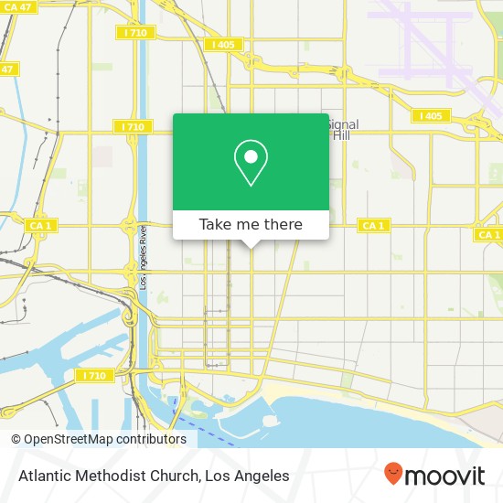 Atlantic Methodist Church map