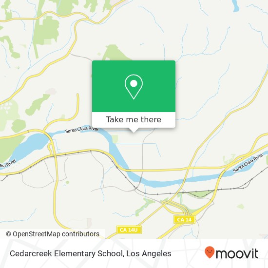 Cedarcreek Elementary School map
