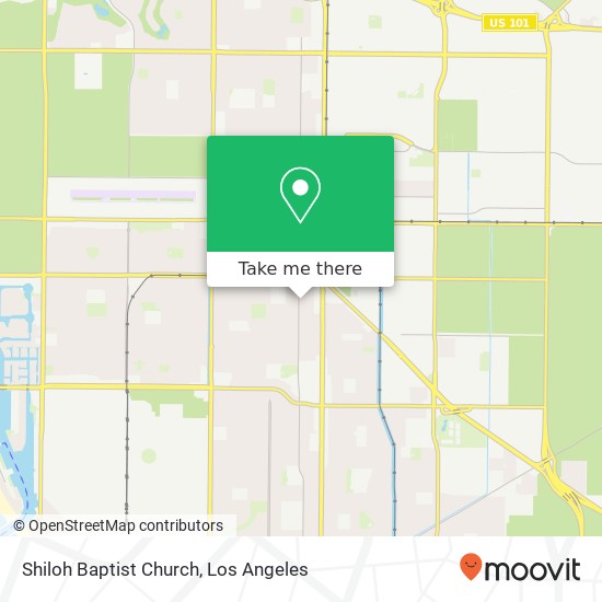 Shiloh Baptist Church map